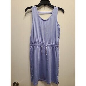 Zella Girls Tank Dress Sky Blue Nightfall XL 14-16 Excellent Condition